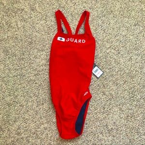One piece Lifeguard Swim Suit